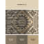 Tapis gris lavable à la machine à motif d'inspiration bloc Roslindale-1814714102