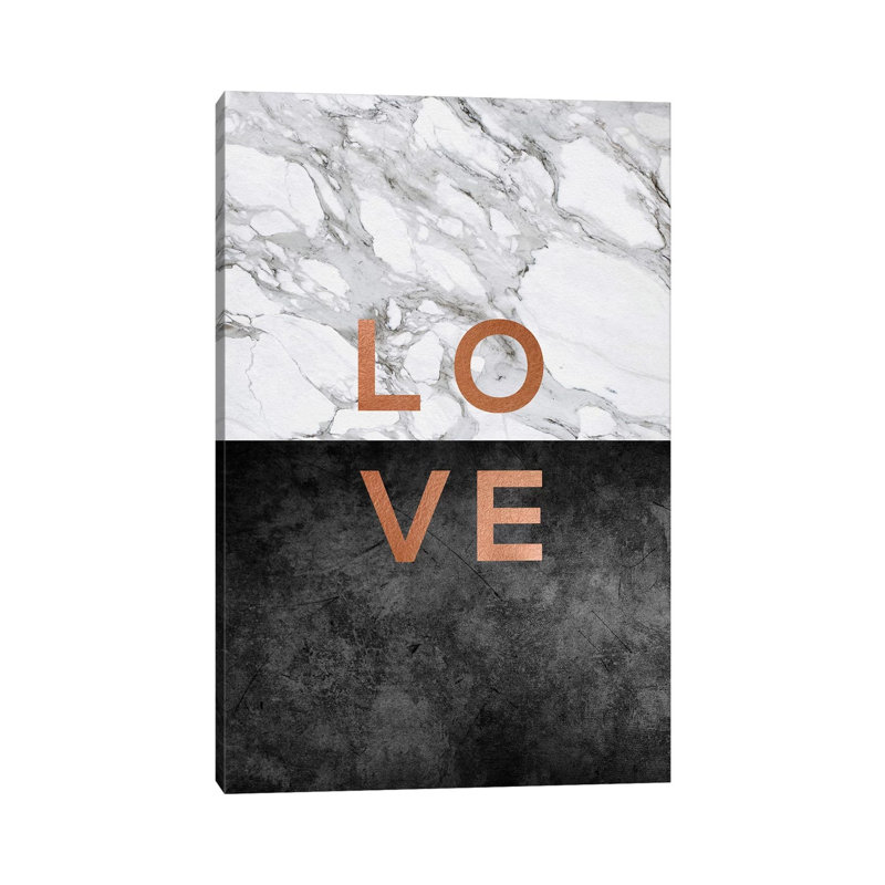 Love Copper by Orara Studio - Wrapped Canvas Print, 66.04cm H x 45.72cm W x 1.91cm D