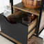 Gerianne 100 cm Steel Wine Bar Cabinet