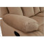 Causeuse inclinable en tissu de microfibre Global United avec soutien lombaire intégré et fabrication durable-1242190075