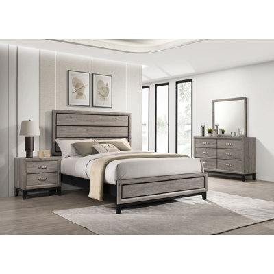 Ensemble de chambre à coucher pour très grand lit californien Watson