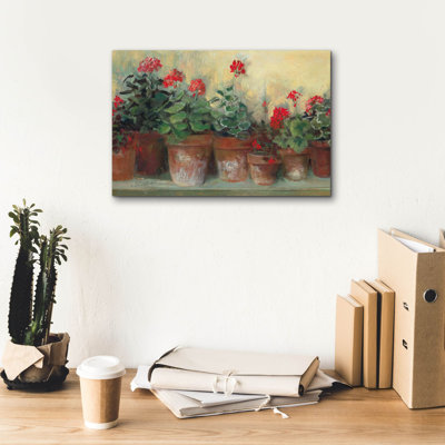 Aanvi " Kathleens Geraniums " Print