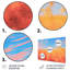 Coucher de soleil sur les champs de foin, reproduction d'art des Prairies-198762545-198762556