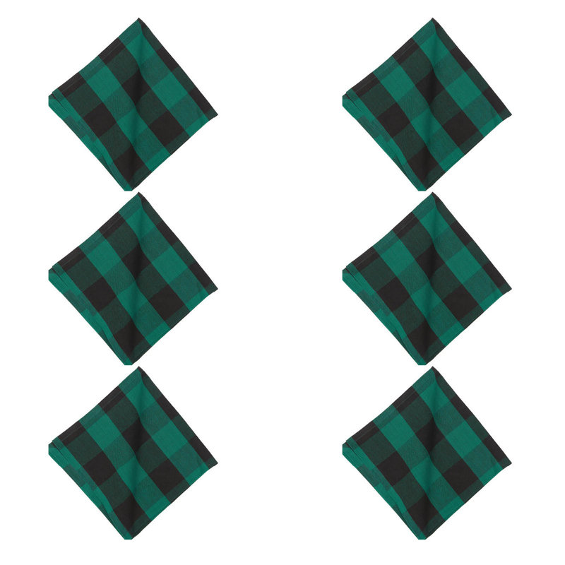 Abdur-Rahman Franklin Spruce Black Cotton Napkin