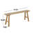 Mango Wood Handmade Traditional Brown Bench-39052691