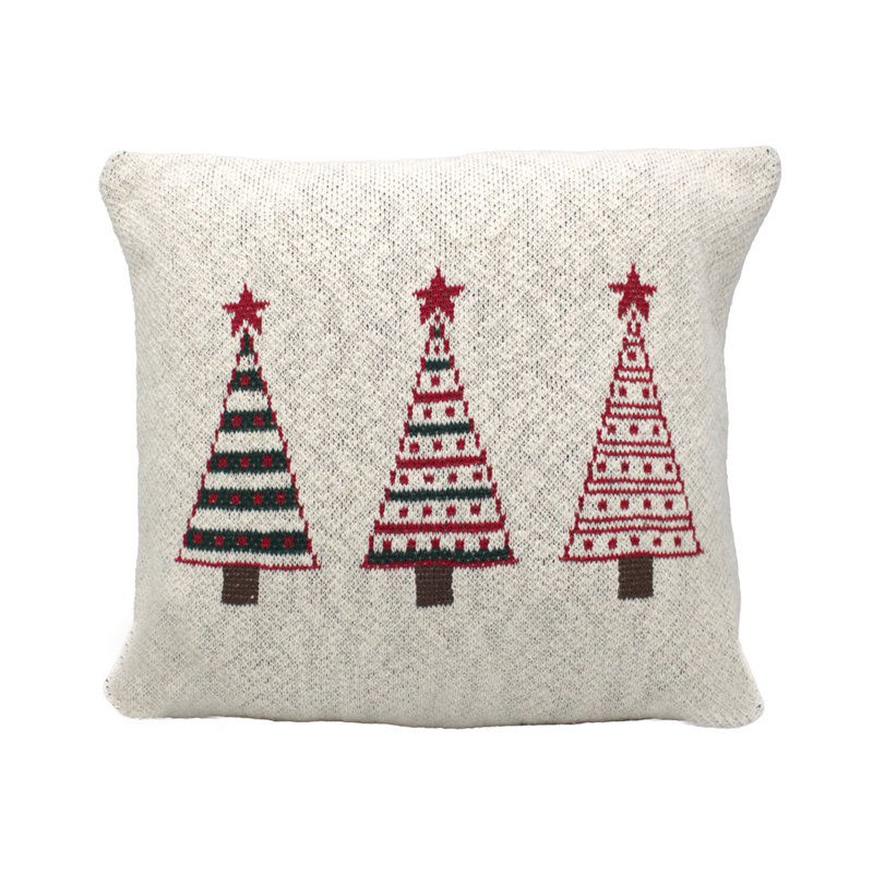 Abstract Cotton Throw Pillow