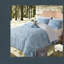 Ensembles de literie Blue Western Cowgirl, ensemble d'édredon simple / simple TG en microfibre