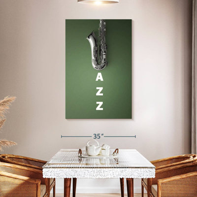 Saxophone jazz argenté