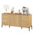 Laverda 61" Reeded 4-Door Sideboard-1527010677