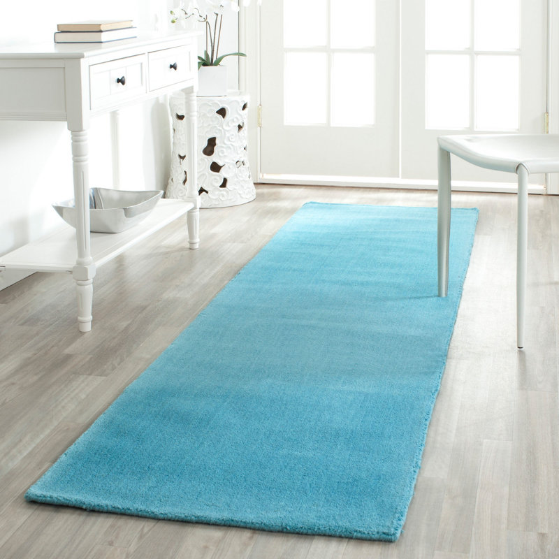 Moreau Hand Tufted Wool Solid Color Rug, Runner 2'3" x 6'