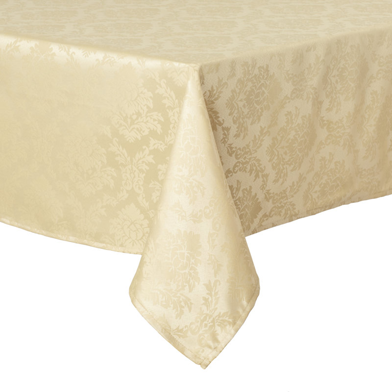 Wiesner Tablecloth, 60" W Round, Gold