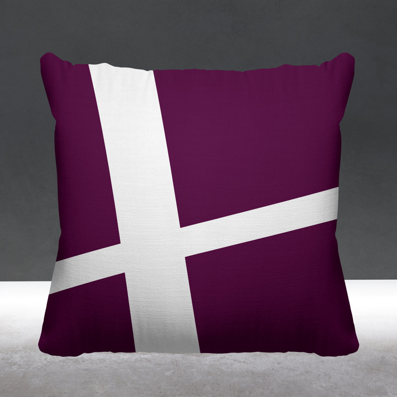 Coussin décoratif intérieur / extérieur Siddel, L 15 po x H 15 po, Mauve