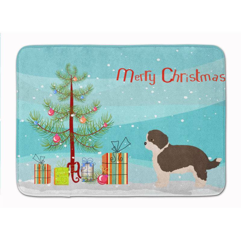 Tapis pour salle de bain chinois, Bichon havanais