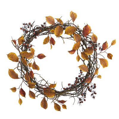 Faux Polyester 19'' Wreath