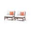 Chaise de patio Minhaj avec coussins Sunbrella-1960691939