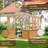 6 ft. W x 8 ft. D Greenhouse for Outdoors, Solid Wood Garden Greenhouse with Quick Assembly-116546259