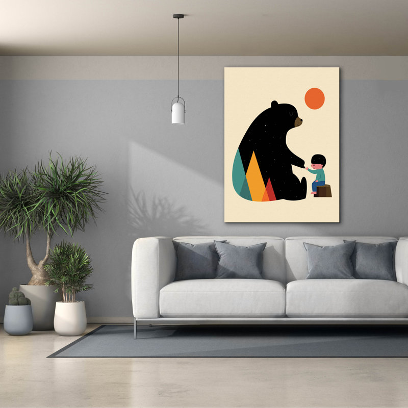 «Promise» par Andy Westface, H 54 po x l 40 po x P 1,5 po