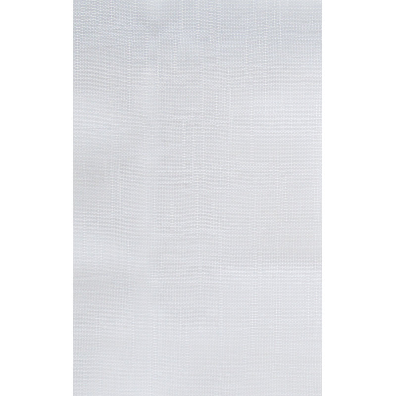 Reigate Solid Color Sheer Rod Pocket Single Curtain Panel, White, 56" W x 63" L