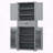 72.5 Inch Tall Storage Cabinet with Multi-Functional Storage Space - Grey-2119073124