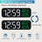 Large Display Digital Alarm Clock For Bedroom, Dimmable Plug-In Clock, 5 Volumes, Loud, Automatic Daylight Saving Time