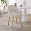49.5cm H Modern Solid Wood Legs Upholstered Dining Chair with Arm-1709477192