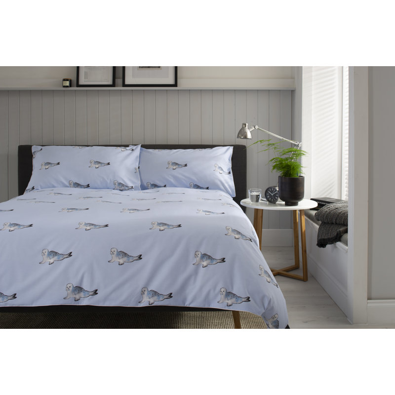 Seal Duvet Cover Set, Single - 2 Standard Pillowcases