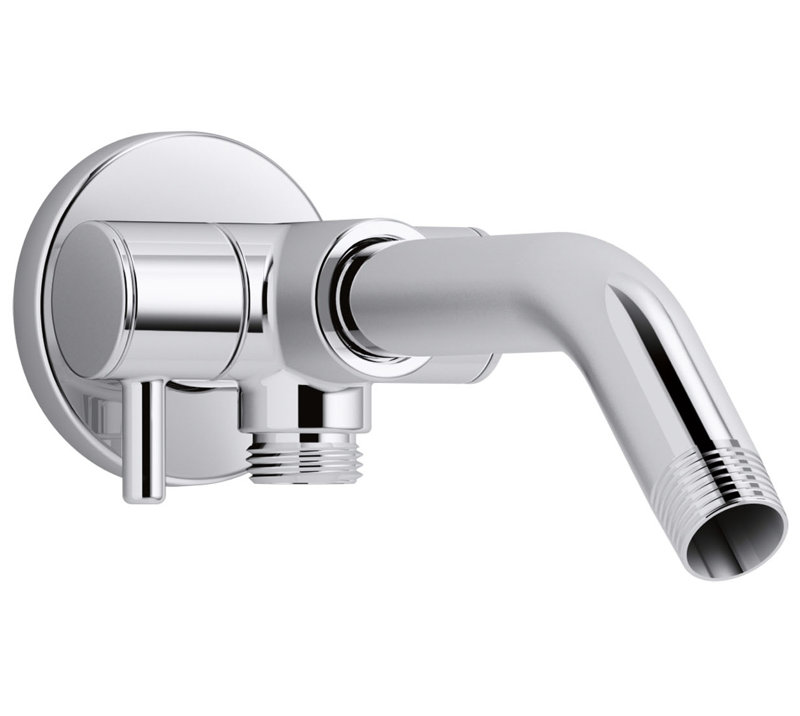 Showerarm with 2-Way Diverter, Polished Chrome