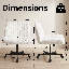 Chaise de bureau Keyri Criss-124794200-122533106-124794199
