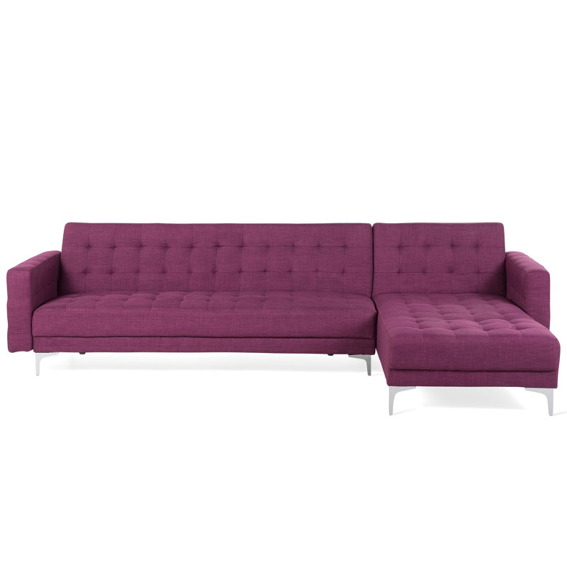 Petrolia 4 Seater Sofa Bed, Purple