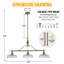 Kelbe 3 - Light Dimmable Modern Linear Chandelier