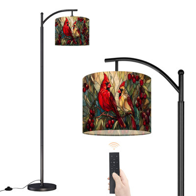 Lampe sur pied à arc avec abat-jour réglable Cardinal Spruce