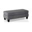 Ensemble de canapé modulaire 5 pièces en chenille gris