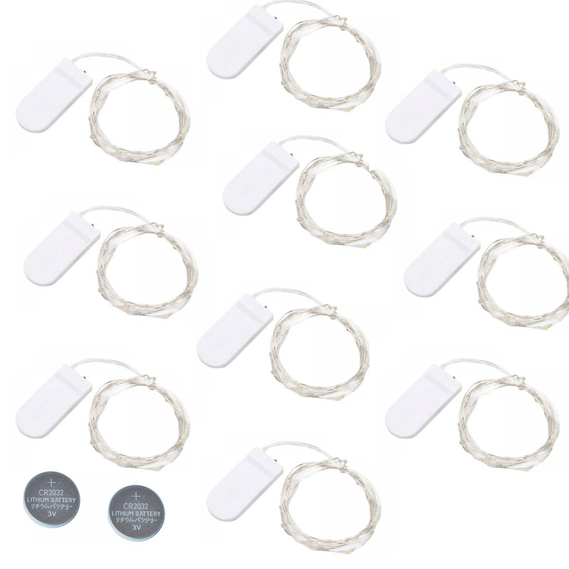 Geltrude Indoor 30 - Bulb 118'' Battery Powered LED Fairy String Light, 10