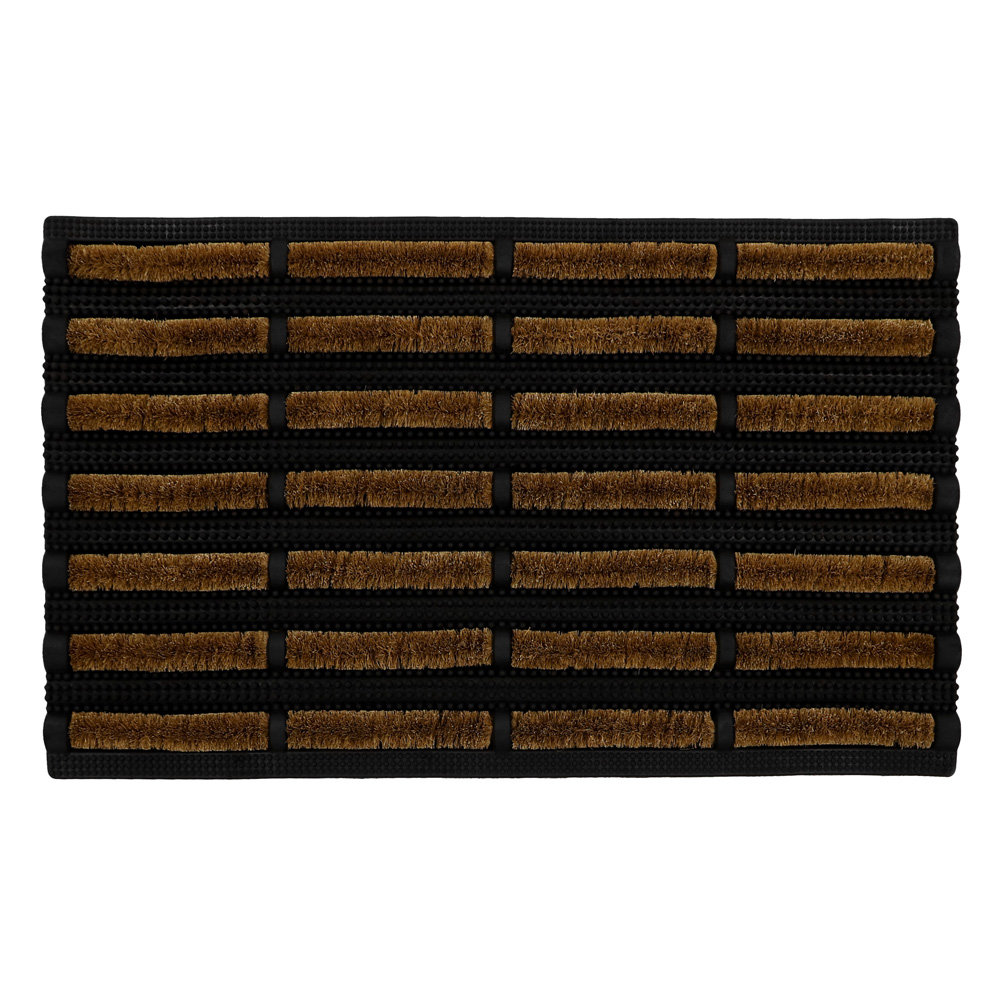 Jvl Nimbus Scraper Doormat Black 45X75cm - Image 4