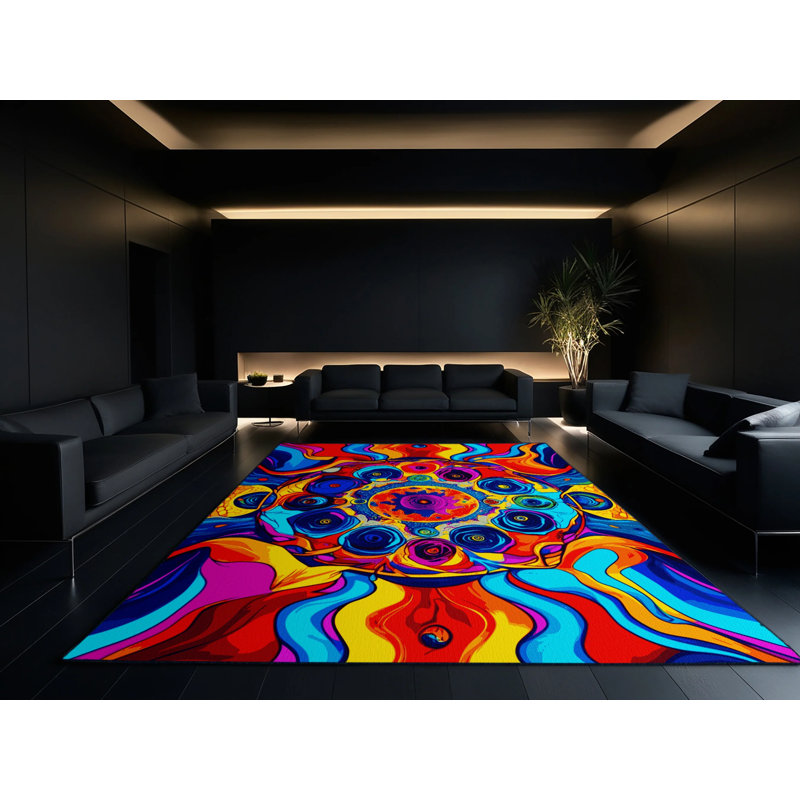 Stellar Bloom Rug, Rectangle 4' x 6'