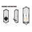 Gothic Candle Sconce Set Of 2 -Gold Black Metal Wall Candle Holder-Rustic Home Deco