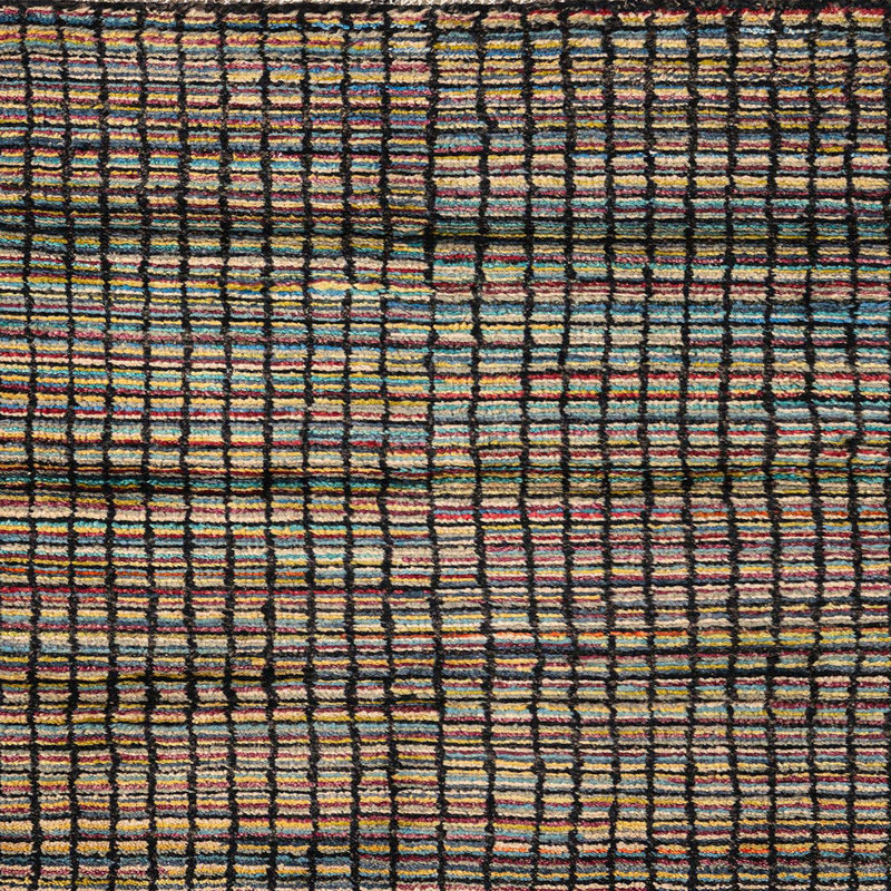 Abstract Indoor Rug, Square 4'