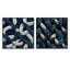 Allegresse - Ensemble de 2 collages abstraits carrés-101847120-101847126