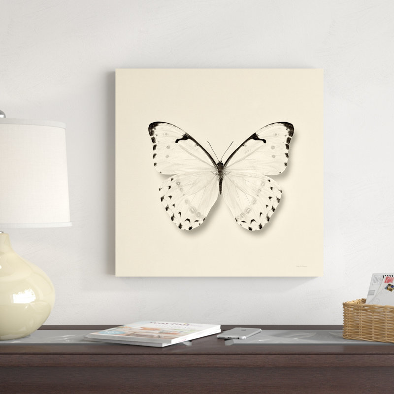 Papillon II BW, H 20 po x l 20 po x P 1,25 po