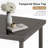 Outdoor Wicker Side Table,22X18x18 Inch All Weather Rattan Small Patio Table Square End Table For Pool Balcony Deck Porch Lawn Backyard