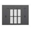 Elina 4 Door Manufactured Wood Wardrobe-99234359-99234362