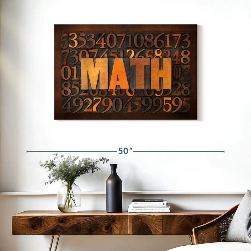 Math sur les nombres, H 24 po x l 36 po