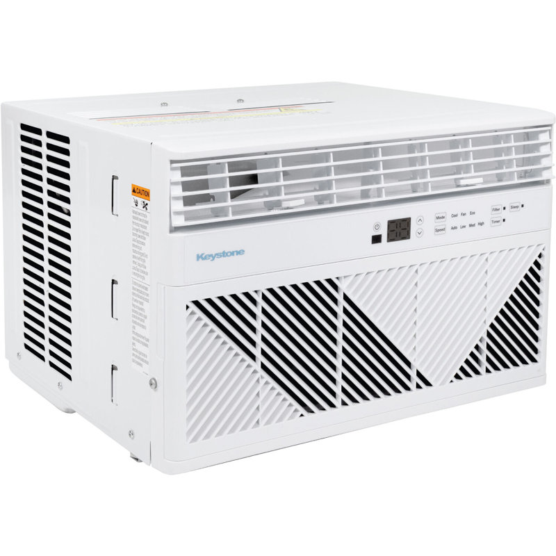 Keystone 8,000 BTU White Window Air Conditioner with Remote