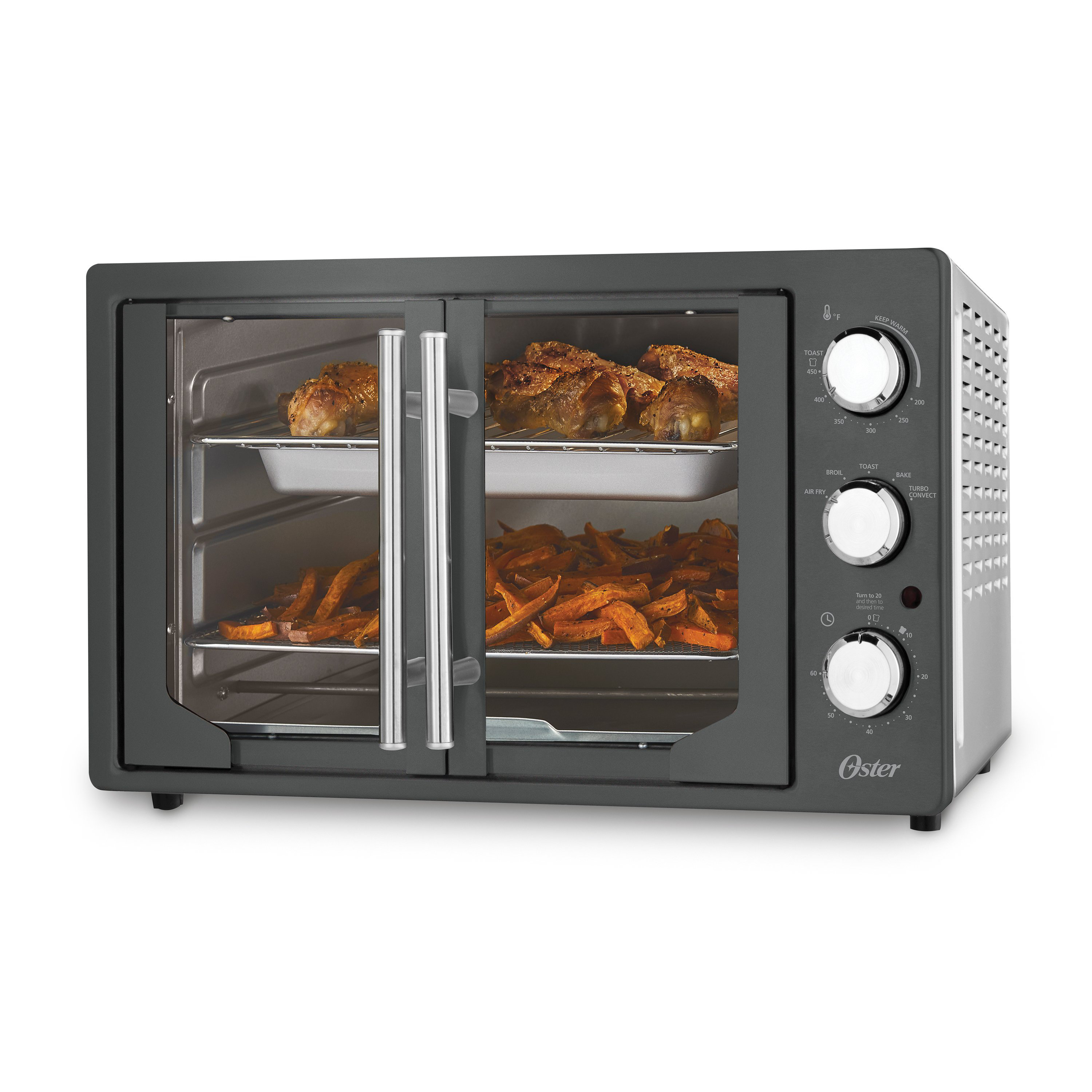 Extra large outlet convection oven countertop