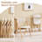 Elegantly Designed Foldable Bistro Dining Chairs With Wooden Backs And Plush Padded Seats – Perfect For Kitchens, Weddings, And Picnics-1031559501-1031559500