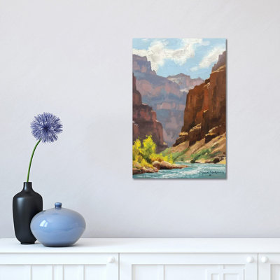 Receeding Cliffs 1 Piece Painting on Canvas