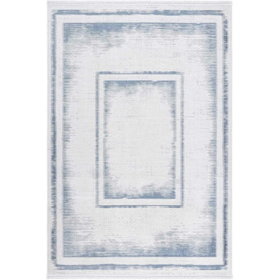 Tencel Striped Indoor Rug