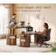  Bureau de direction à hauteur ajustable électrique 57 po avec rangement-1504660283