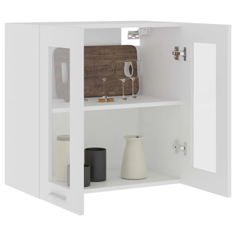 Hanging Glass Cabinet Lyon, White