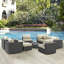 Ensemble modulaire d'extérieur Sunbrella 10 pièces Stopover-1140156869